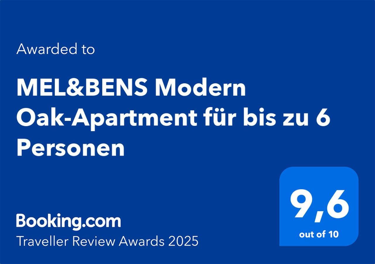 Mel&Bens Modern Oak-Apartments Fuer Bis Zu 12 Personen BRE 外观 照片